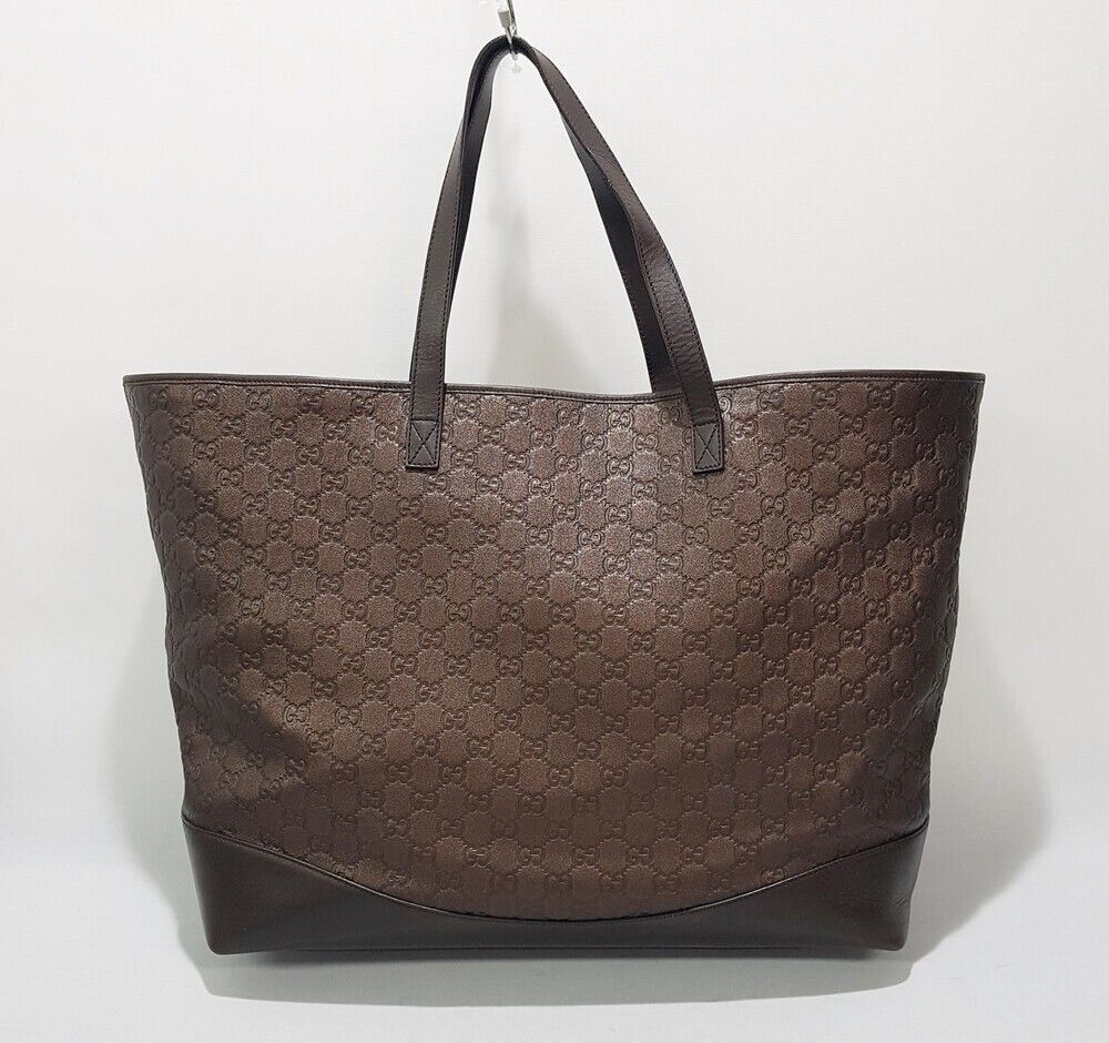 Gucci Leather Big Shoulder Bag SKU 001