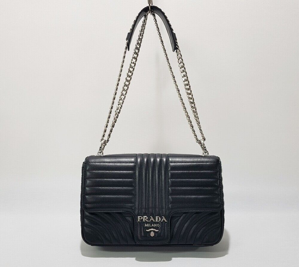 Prada Large Chain Shoulder Bag Diagram 1BD135