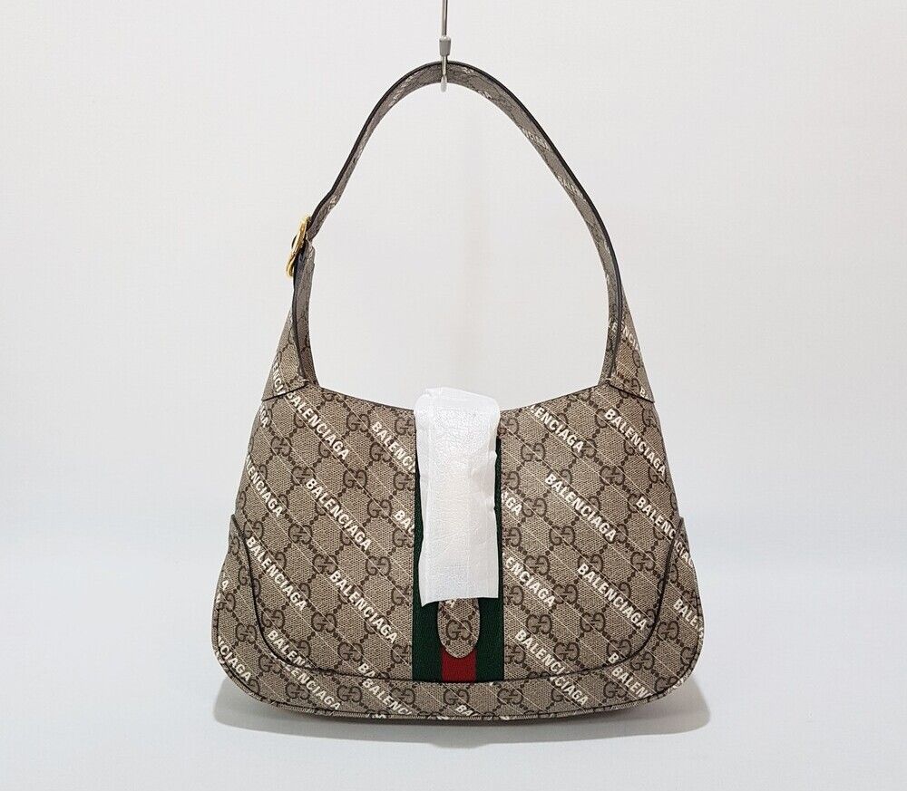 Gucci Valentino Collaboration Hacker Project Jacquie Small Bag - Brown SKU X
