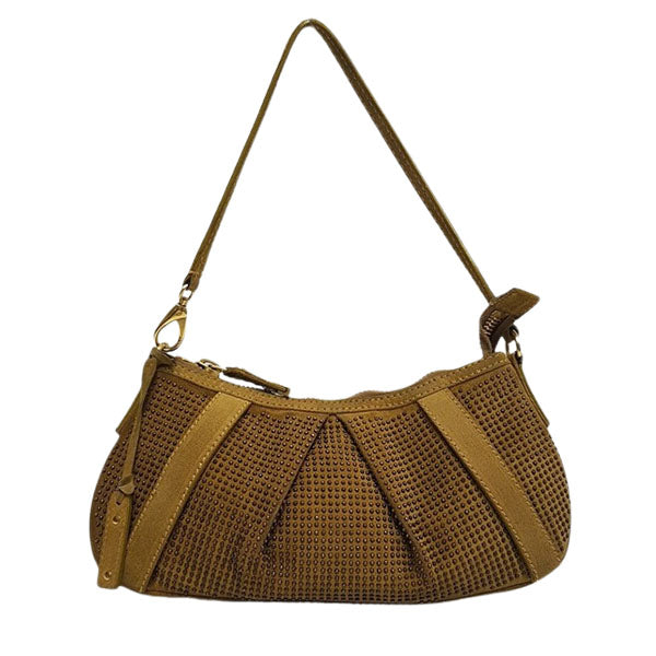 Burberry Suede Studded Pouch Bag SKU12345