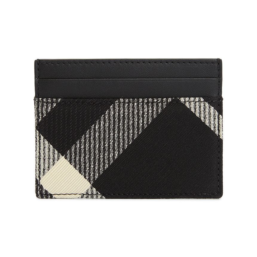 Burberry Men's Checkered Card Wallet 8089508