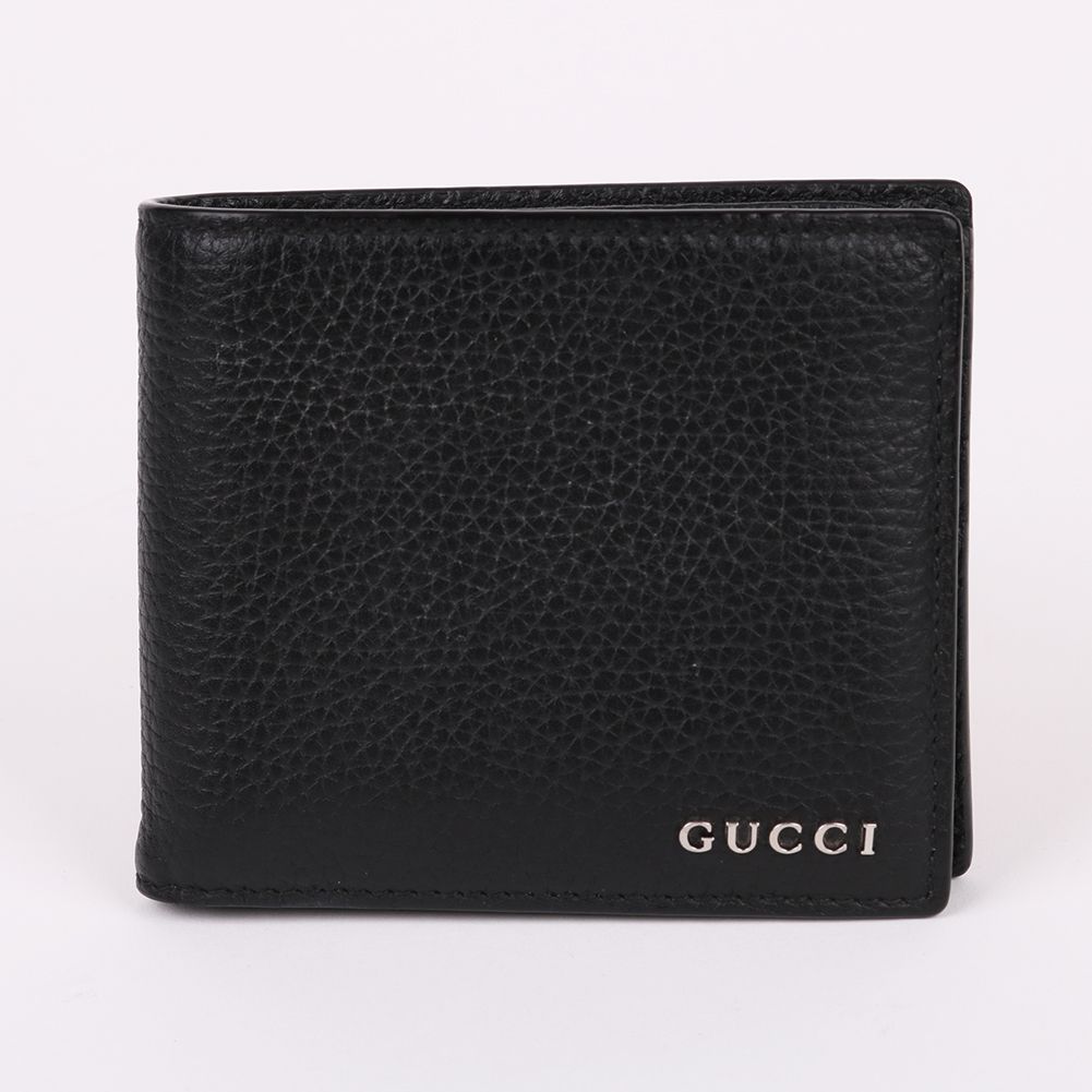 Gucci Black Men's Wallet with Side Logo 771148