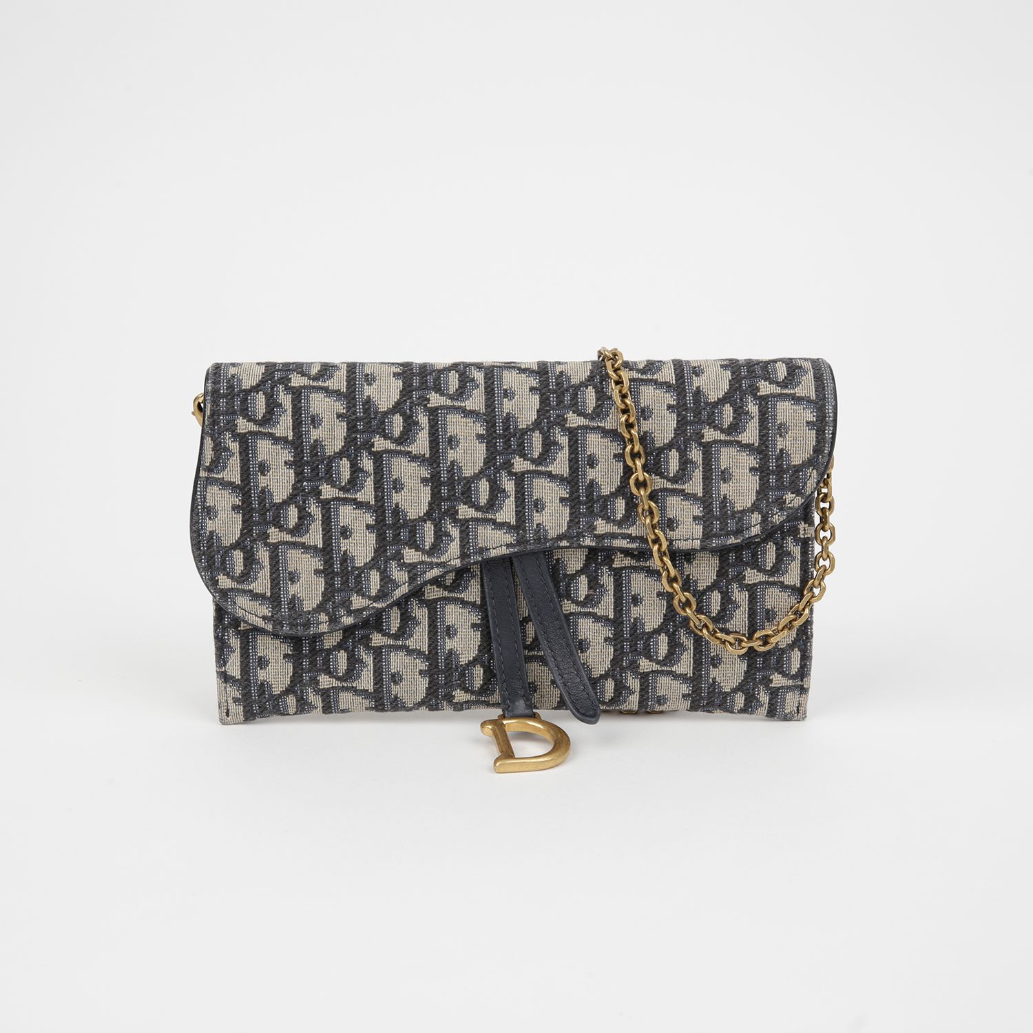 Dior Saddle Chain Wallet Crossbody S5614CTZQ