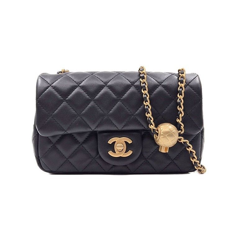 CHANEL Classic Mini Golden Ball Crossbody Bag (AS1787) 31625013