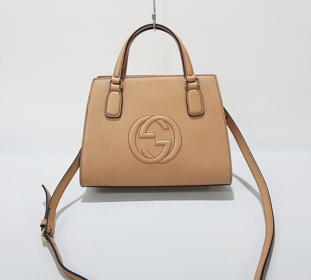 Gucci Top Handle Tote Crossbody Bag 607722
