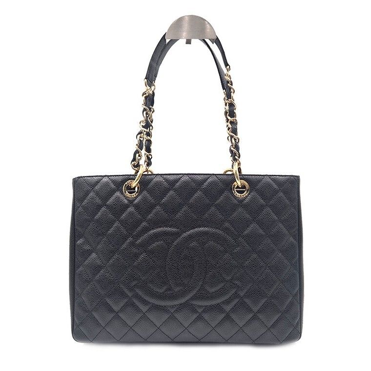 CHANEL Caviar Grand Shopping Shoulder Bag 31725023