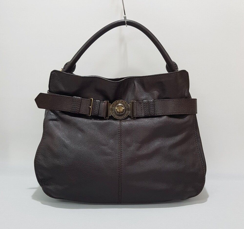 Burberry Leather Big Shoulder Bag SKU001