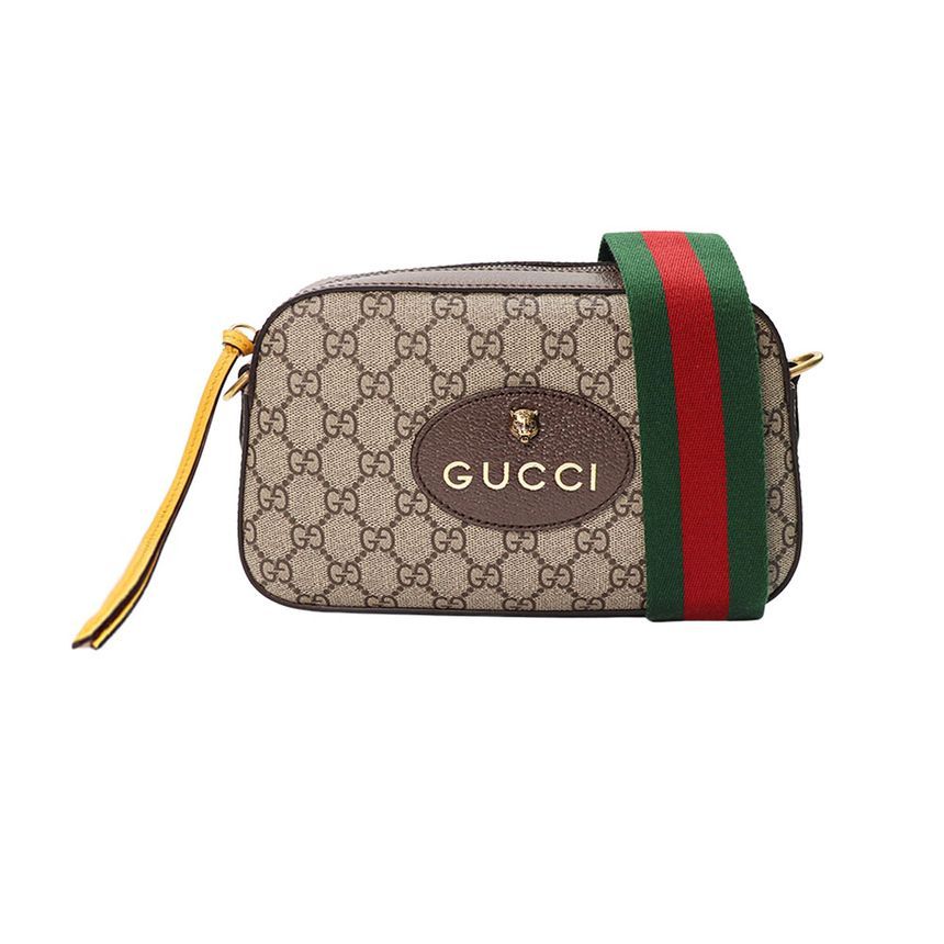 Gucci Vintage GG Supreme Messenger Crossbody Bag 476466 K9GVT 8856