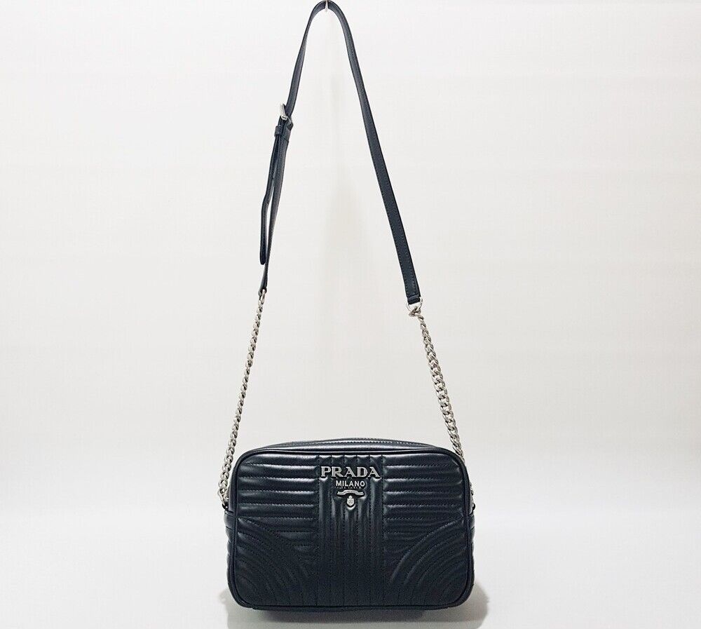 Prada Diagram Chain Crossbody Bag 1BH083