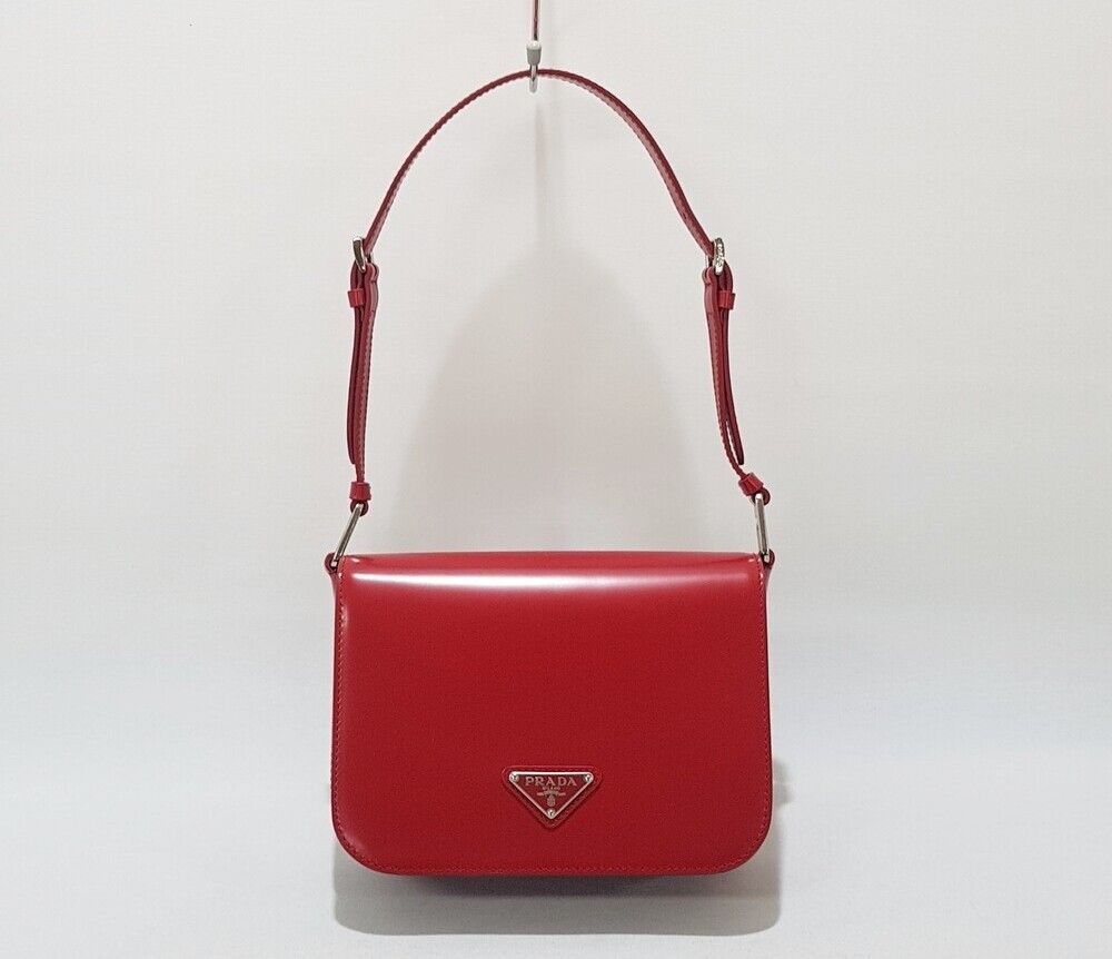 Prada Brushed Leather Shoulder Bag 1BD308