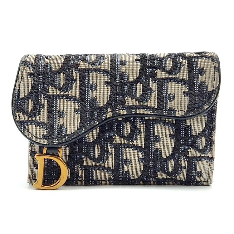 Dior OBLIQUE Saddle Card Wallet L763687