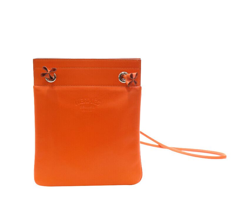Hermes Orange Alrin Mini Bag with Y Engraving 7224949326