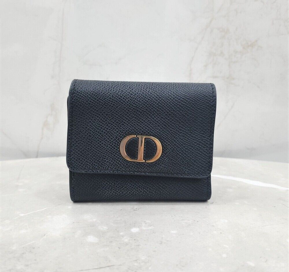 Dior Montaigne Lotus Wallet Black S2057OBAE