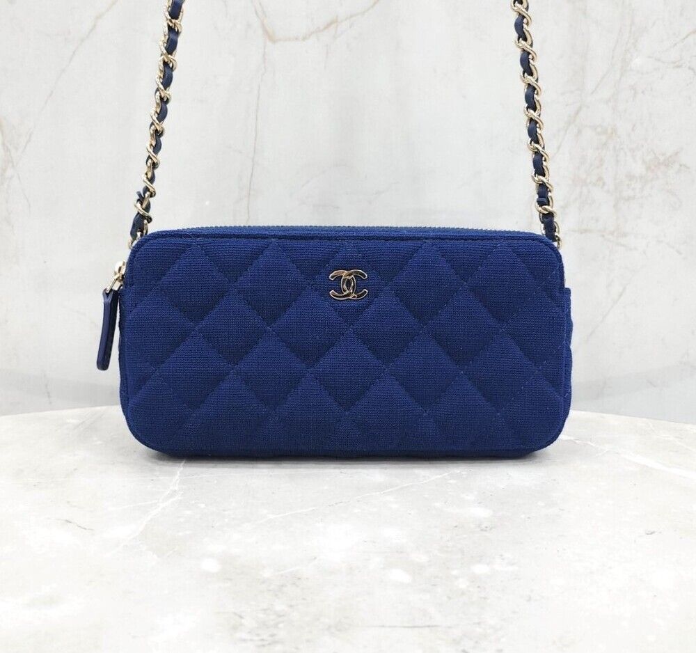CHANEL New WOC Mini Double Zip Chain Crossbody Bag - SKU