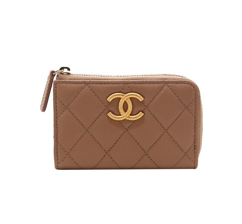 CHANEL Pink Caviar Card Wallet 7225191669