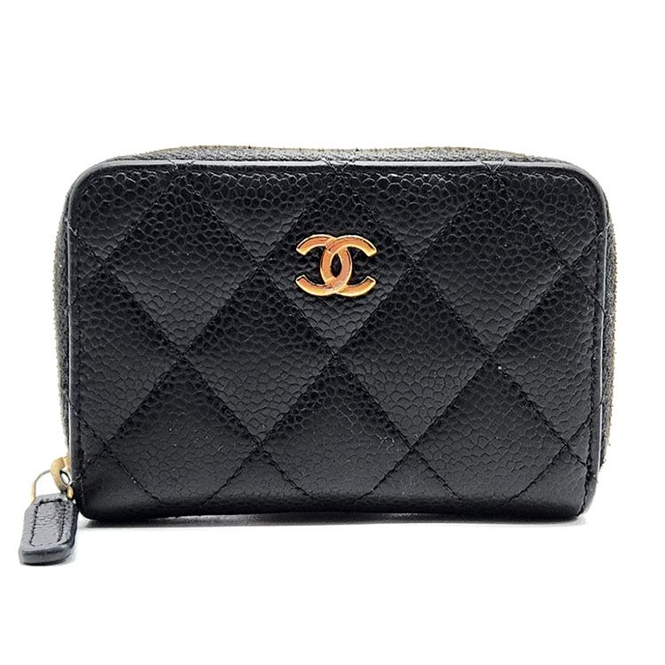 CHANEL Caviar Card Wallet L587711