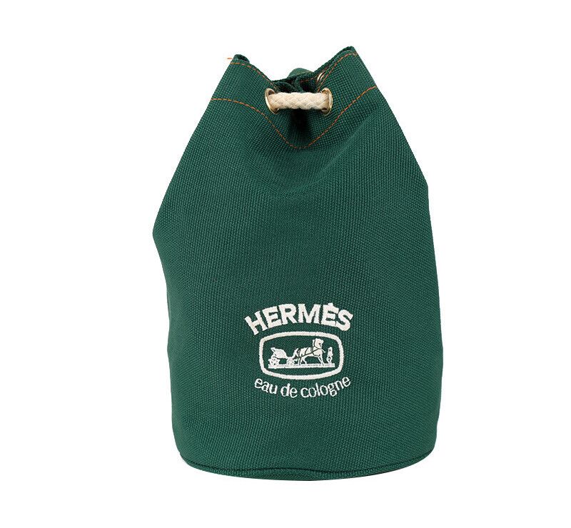 Hermes Green Logo Bucket Bag M 7225079771