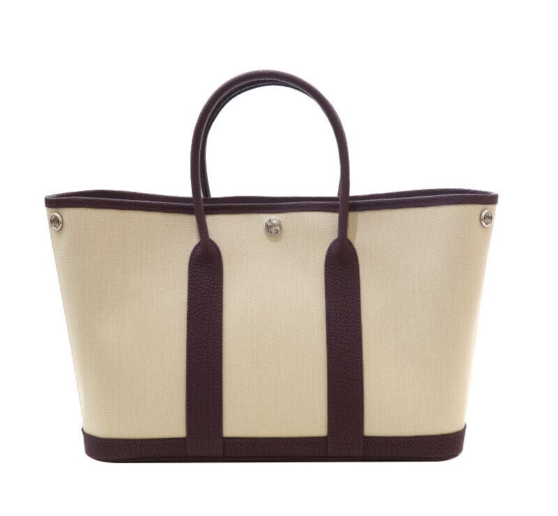 Hermes Garden Party 36 Purple Ivory 7308271420