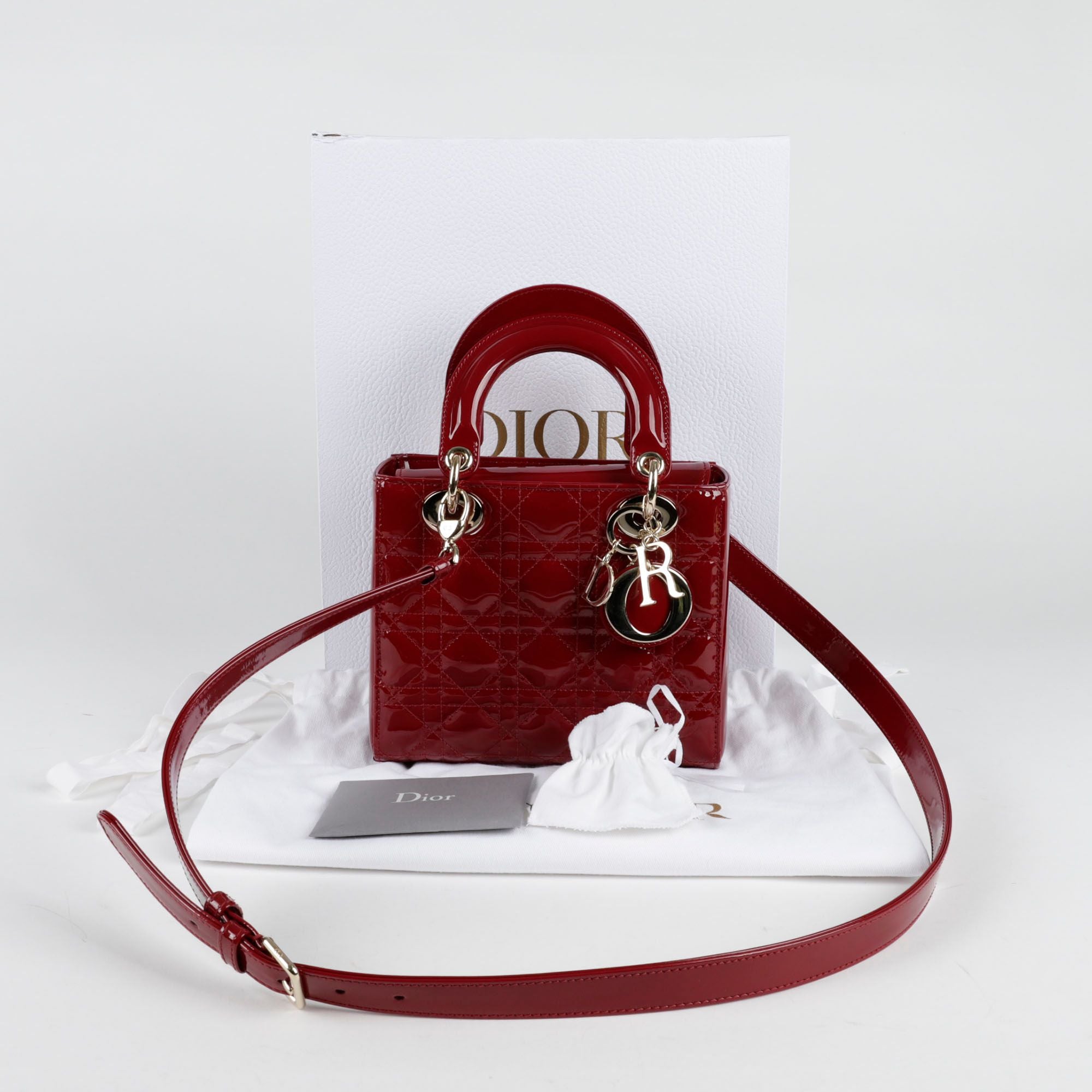 Dior Lady Small Tote Shoulder Bag M0531OWCB