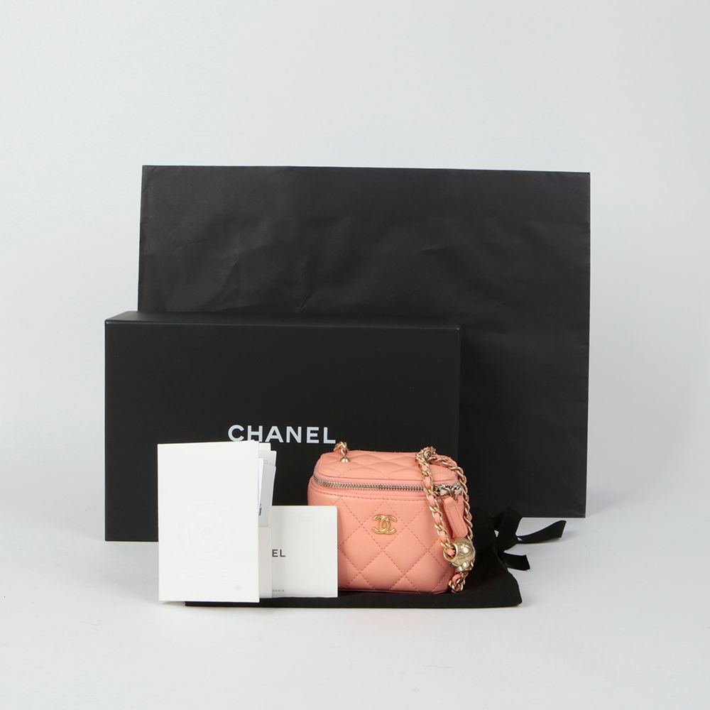CHANEL Golden Ball Vanity Mini Shoulder Crossbody Bag AP1447