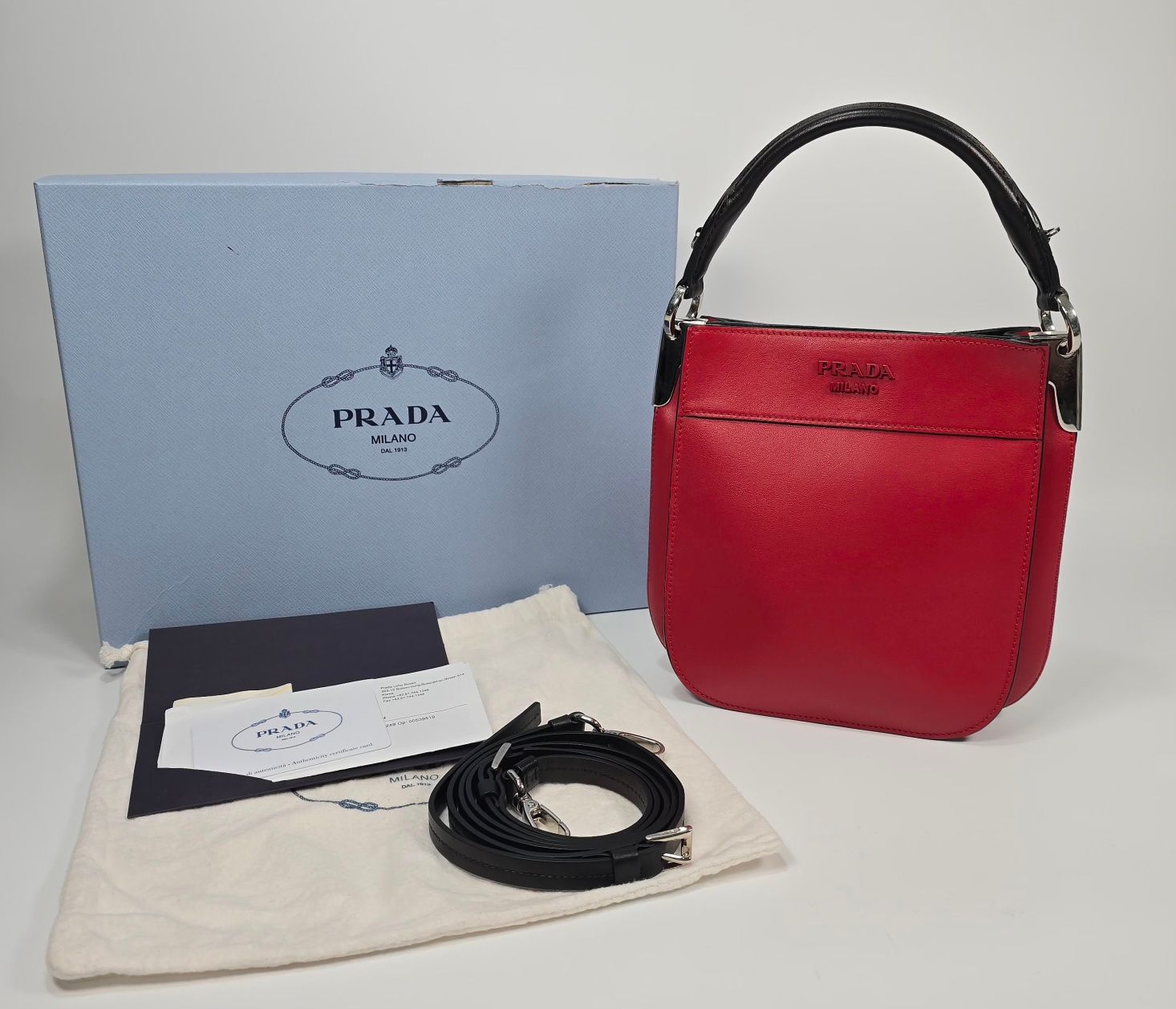 Prada Small Hobo Bag with Matelass Leather - SKU1234
