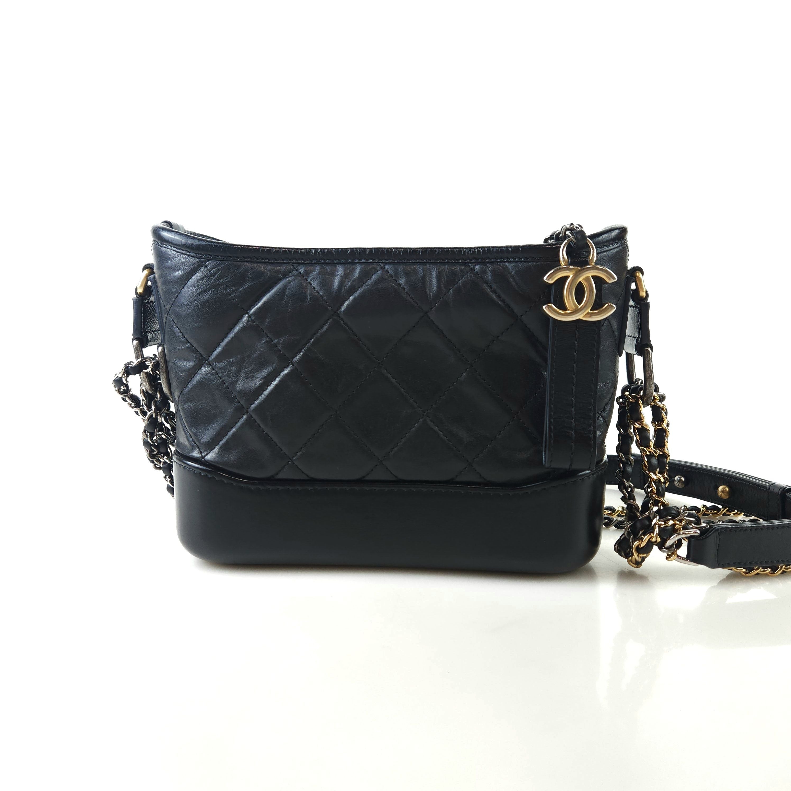 CHANEL Gabrielle Hobo Bag Crossbody A91810 9083