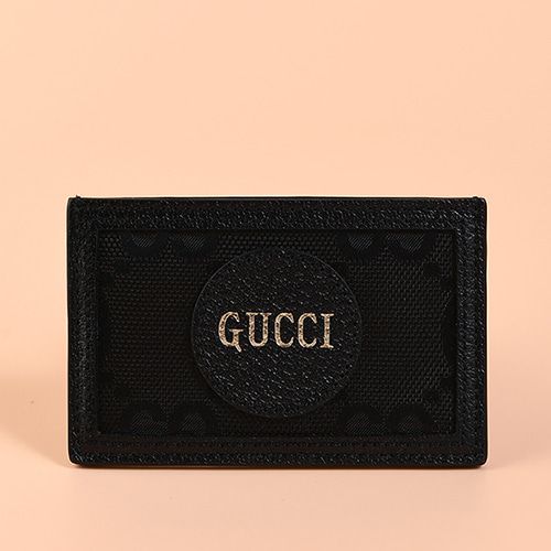 Gucci Grid Card Holder (Black) 625578