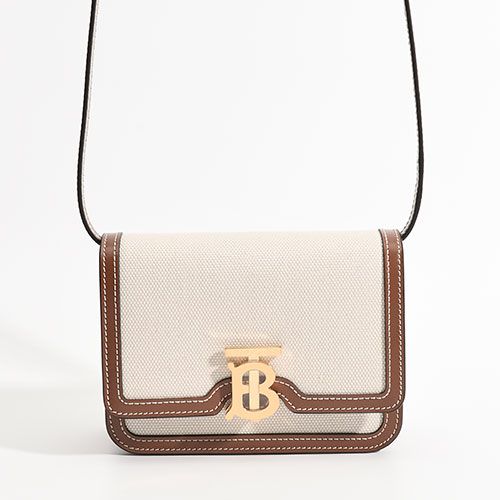 Burberry Mini Canvas Shoulder Bag - 8039364