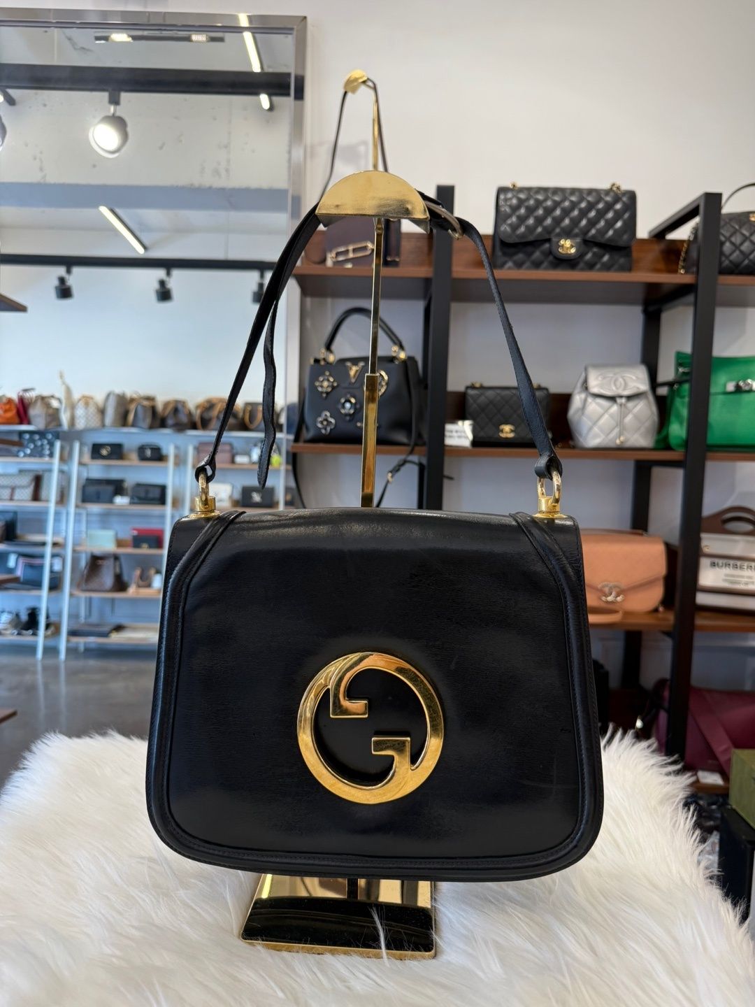 Gucci Vintage Blonde Shoulder Bag B+ SKU