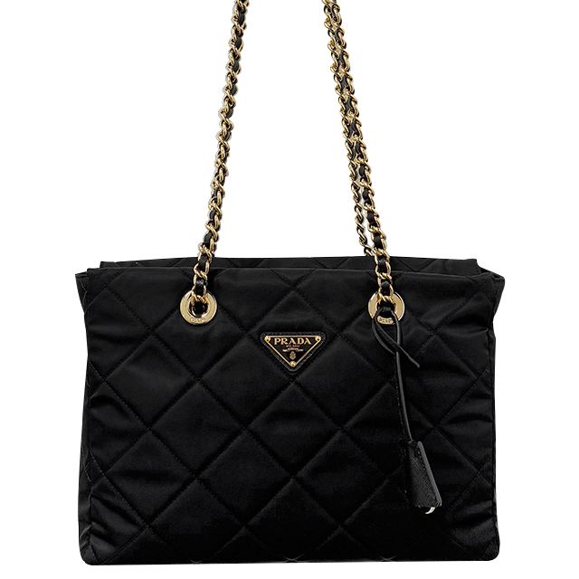 Prada Medium Nylon Tote Bag Black 25SS Edition (1BG529 2AOS F0002)