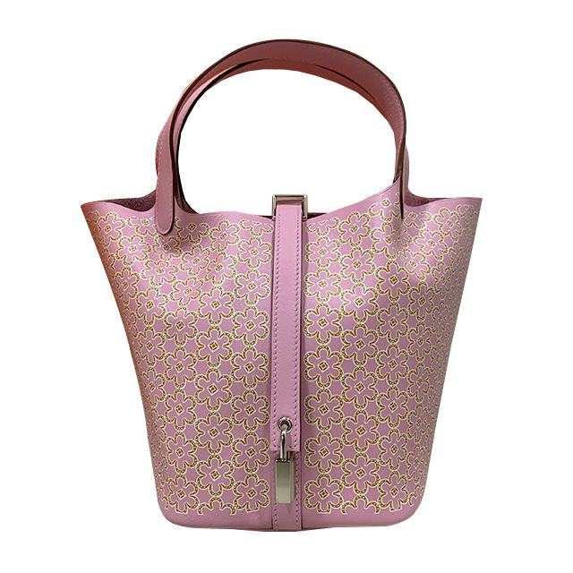 Hermes PICOTIN Lucky Daisy 18 Bag - VELOUR (H083546CKAC)