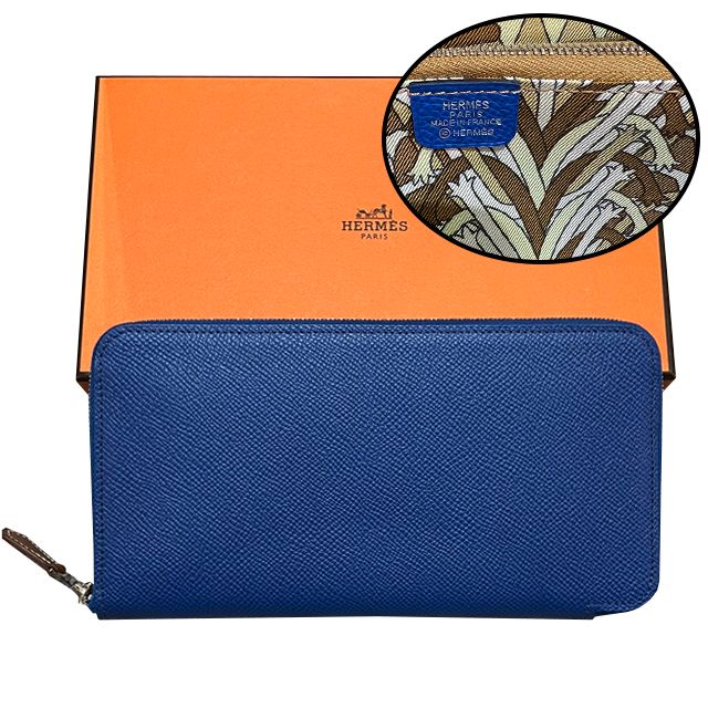 Hermes 2022 App Song Silk Zip Wallet - FRANCE