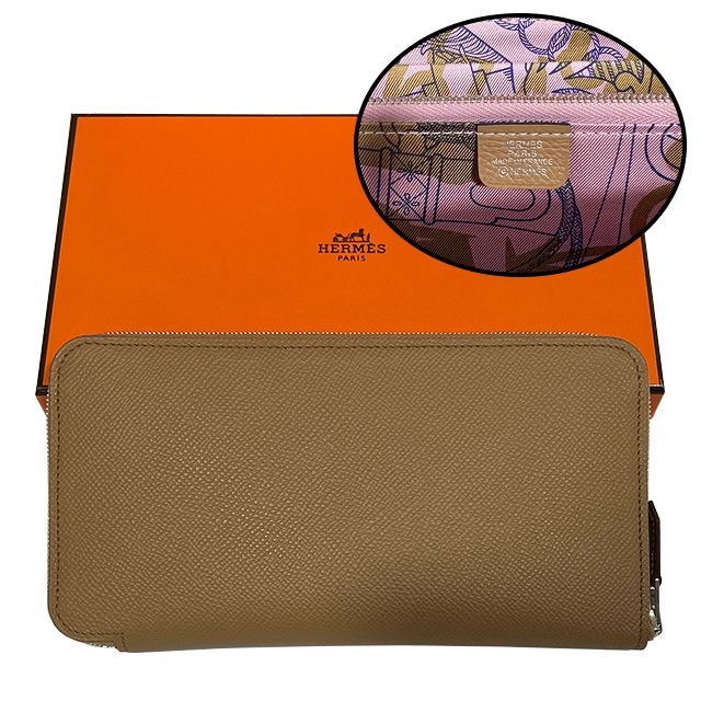 Hermes 2022 Silk Zipper Wallet