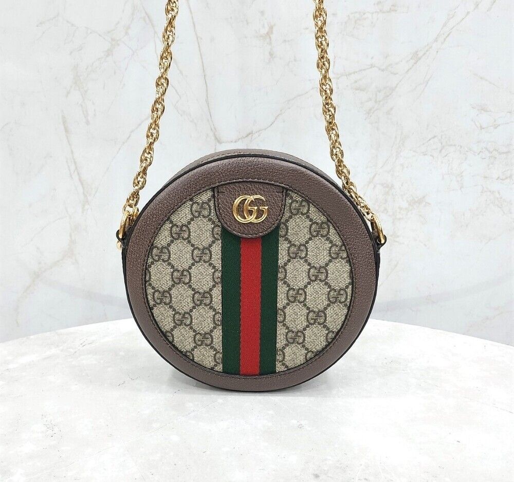 Gucci GG Mini Round Shoulder Bag 550618
