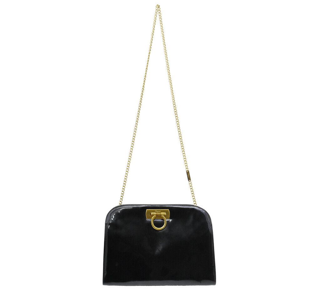Salvatore Ferragamo Mini Crossbody Bag with Chain 10942