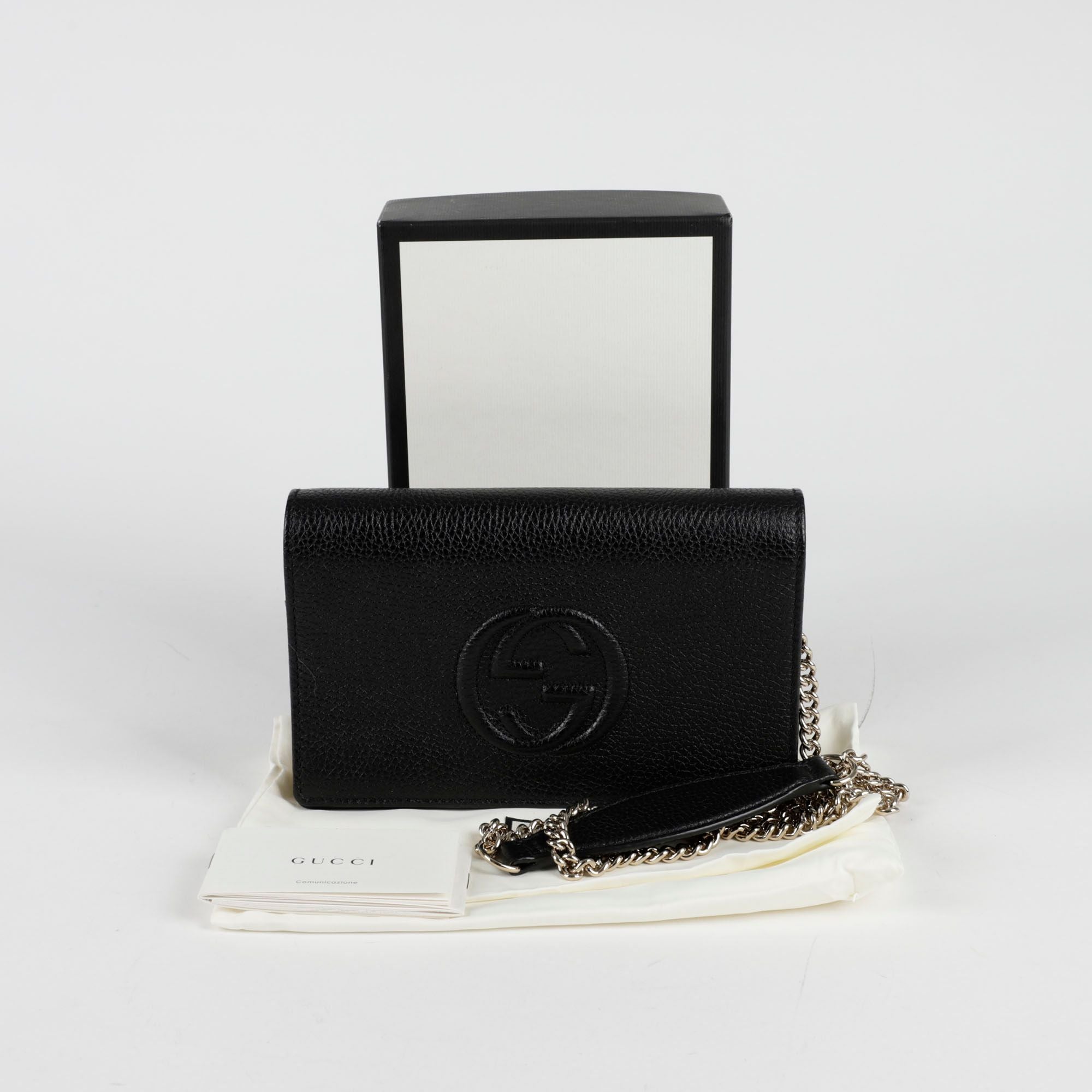 Gucci Interlocking Shoulder Chain Crossbody Bag 598211