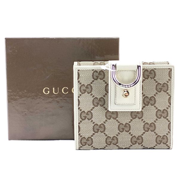 Gucci Vintage Bifold Canvas Wallet SKU 220,000