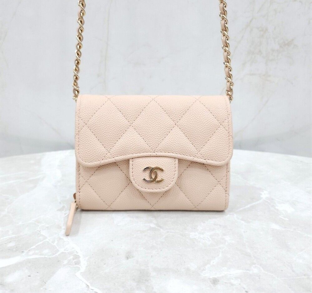 CHANEL Classic Caviar Card Wallet Mini Bag 31 Series
