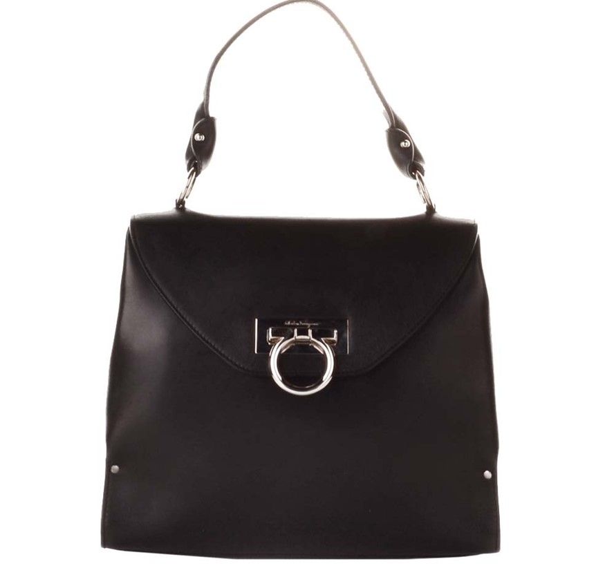 Salvatore Ferragamo Chic Leather Gancini Tote Bag 5020869205