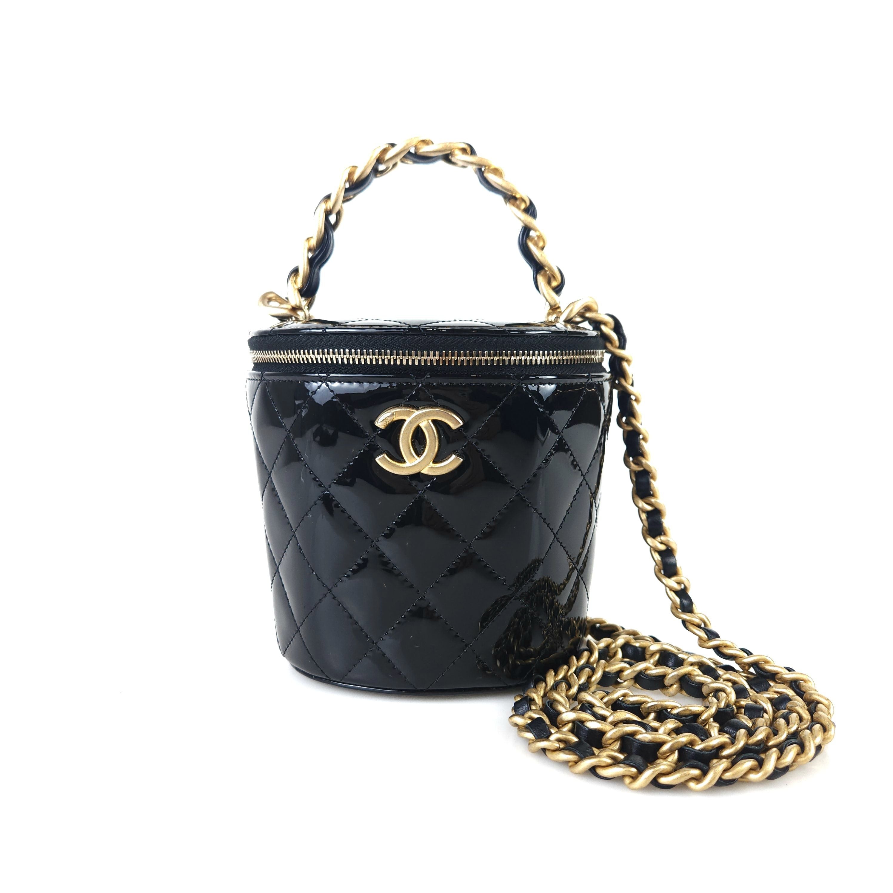CHANEL Cosmetic Case Shoulder Bag Crossbody AP2873 9068