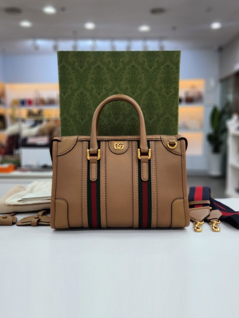 Gucci Small Top Handle Leather Tote Bag Display Quality 715772