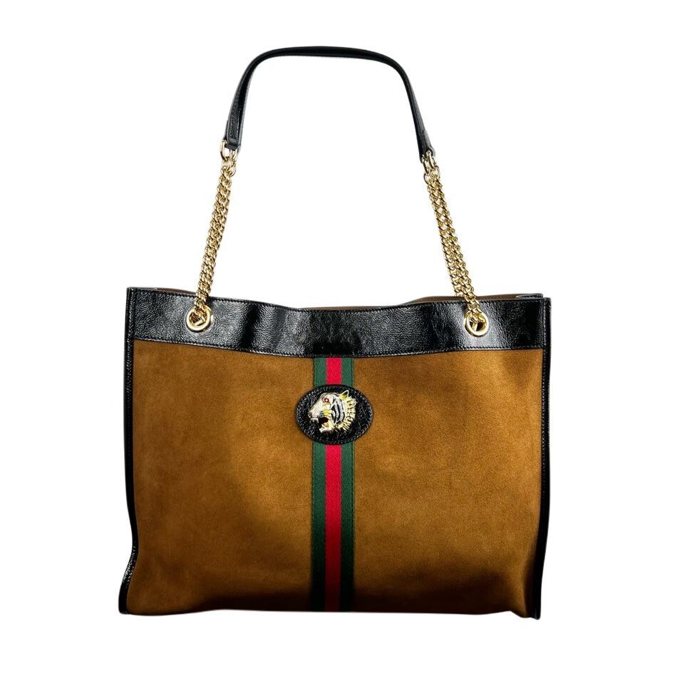 Gucci Large Suede Shoulder Bag 537219