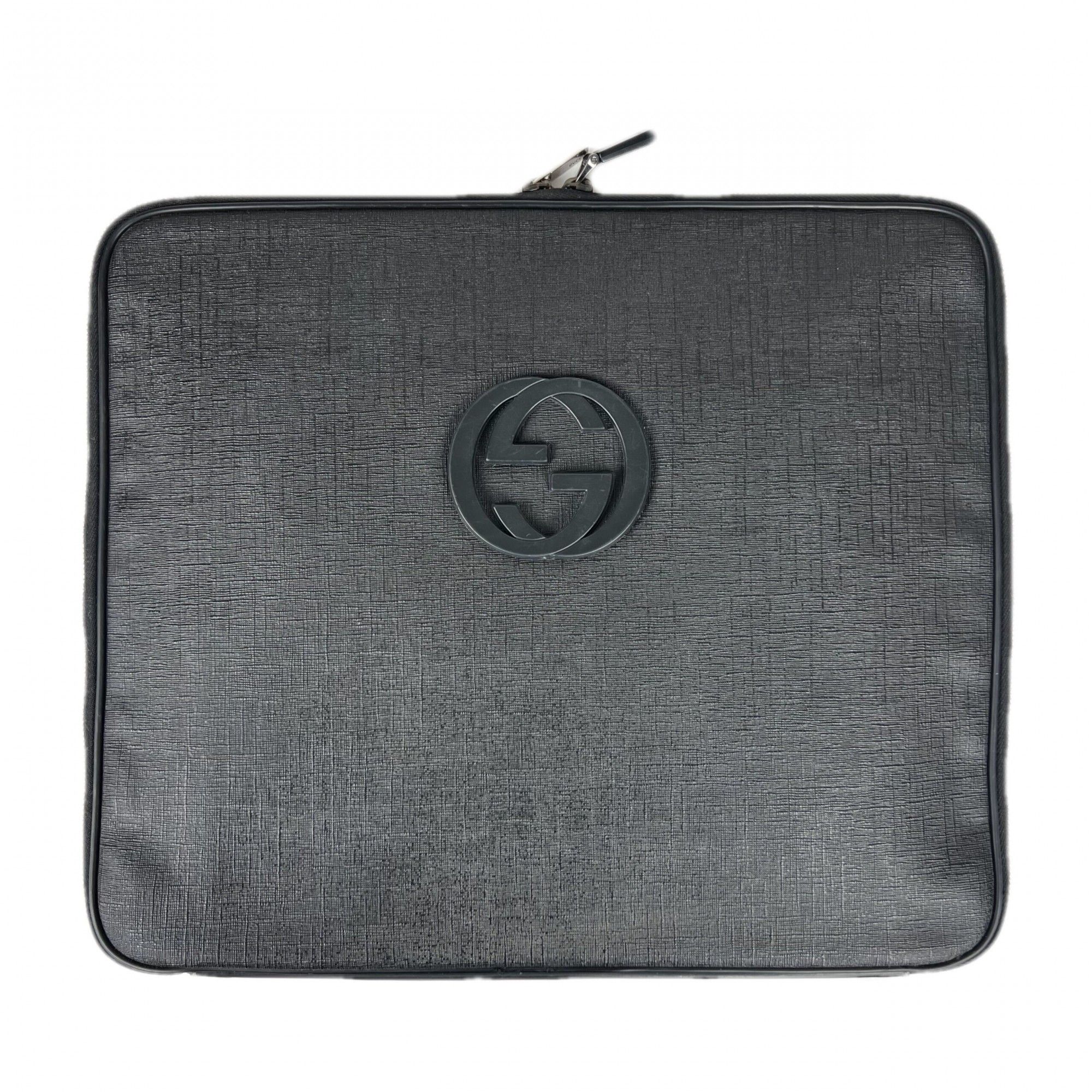 Gucci Black Logo Laptop Case SKU