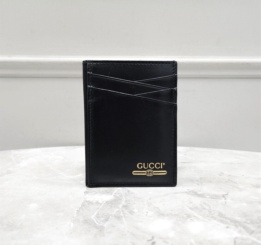 Gucci Black Logo Card Wallet SKU