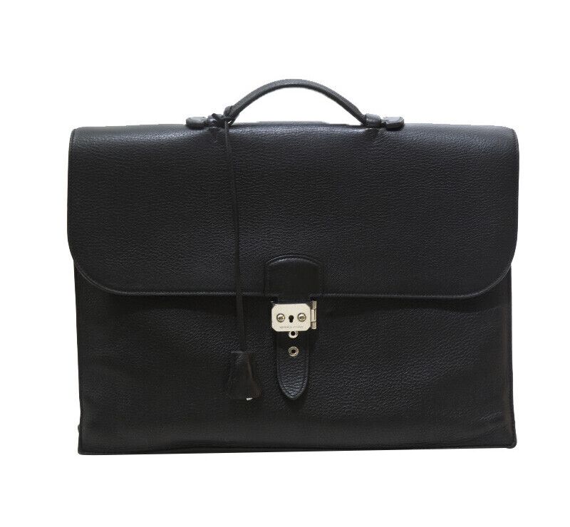 Hermes Black Epsom 41 Shoulder Bag 7225121352