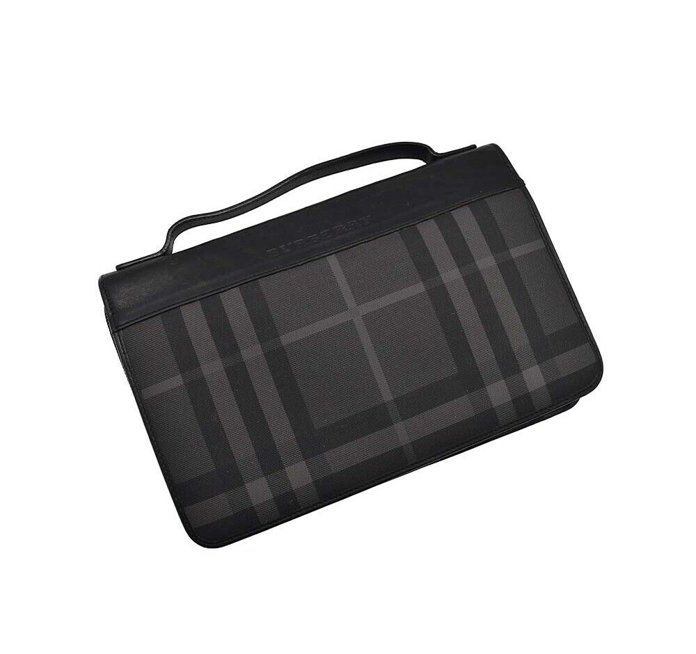 Burberry Smoked Wallet Style Clutch 9777