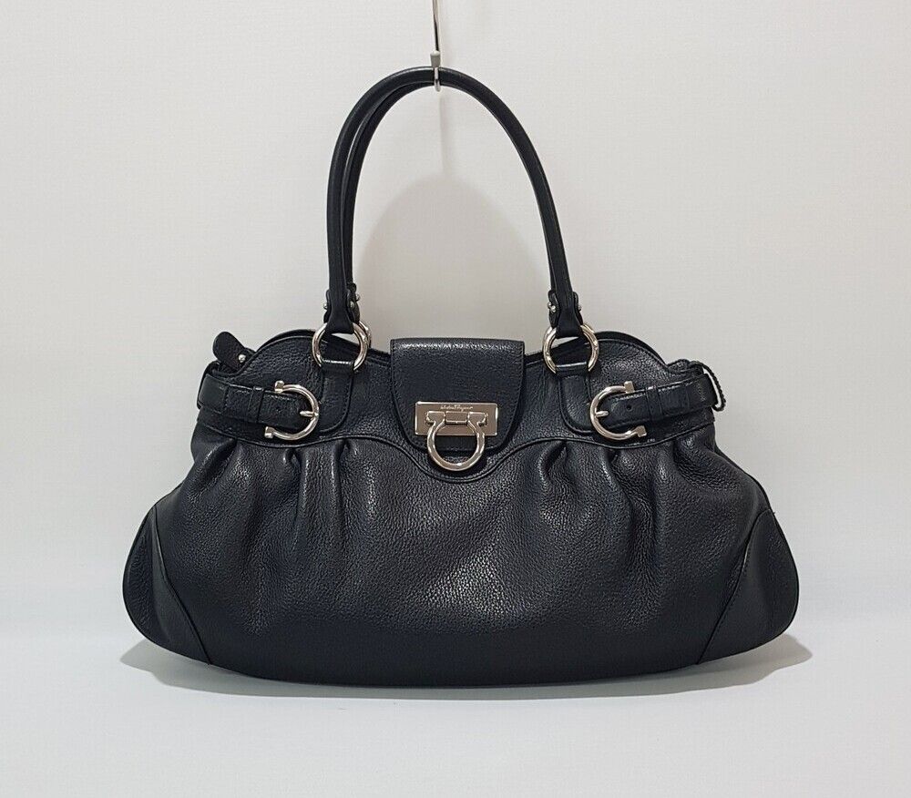 Salvatore Ferragamo Gancini Tote Shoulder Bag - SKU123456