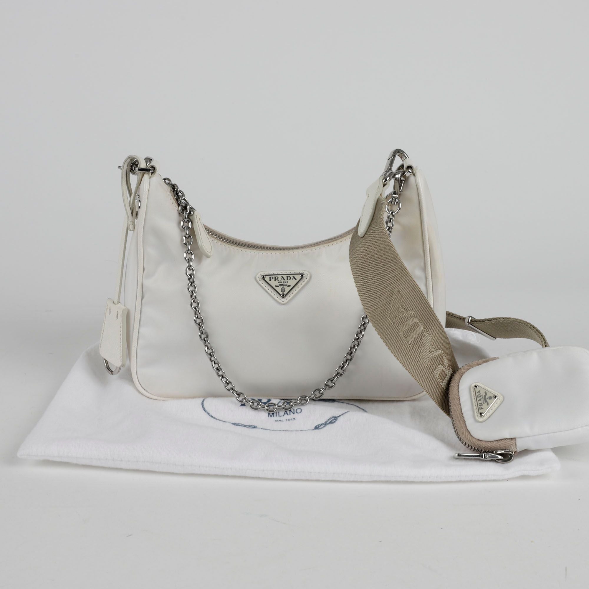 Prada Multi Hobo Shoulder Crossbag 1BH204