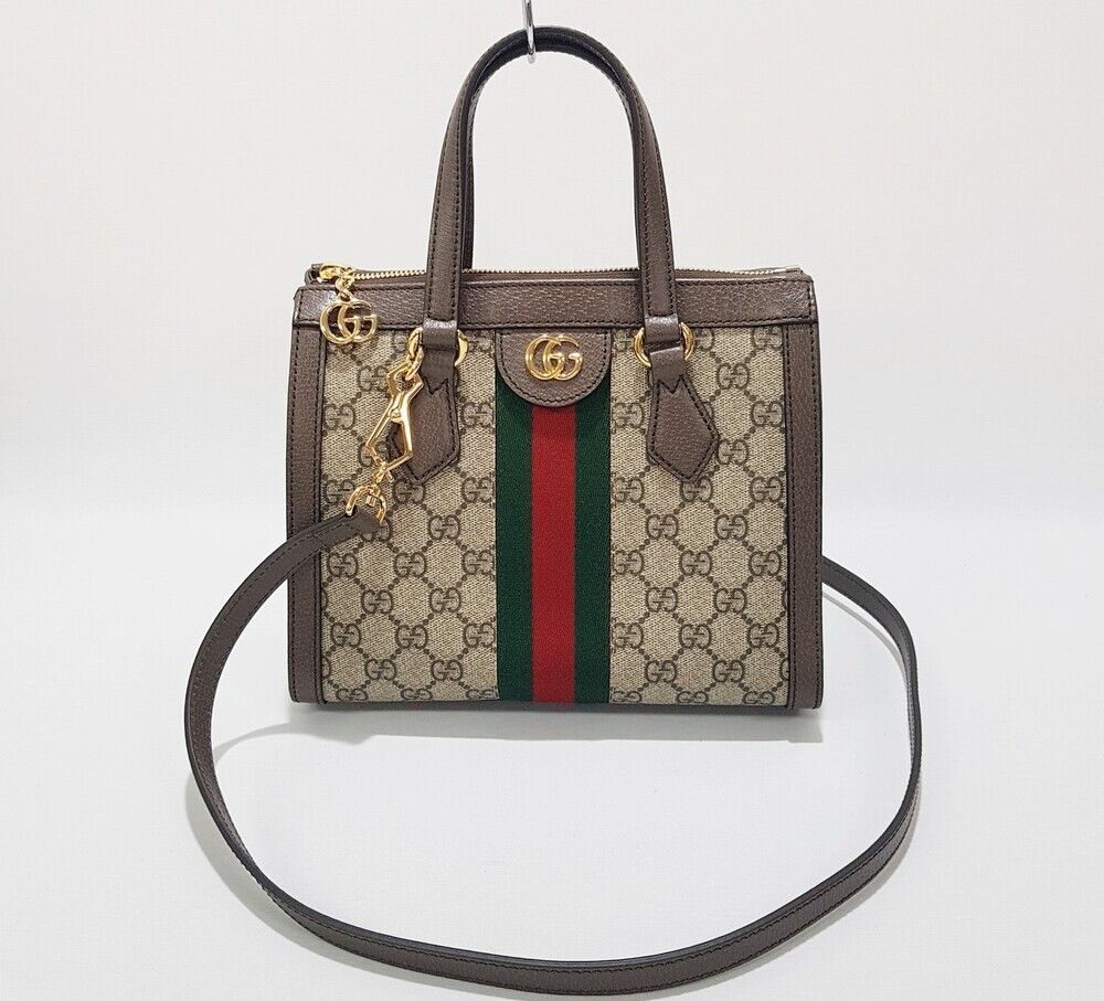 Gucci Supreme Ophidia Triple Tote Shoulder Bag Small 240416100