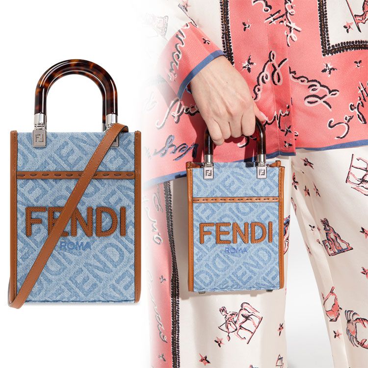Fendi Mini Tote Bag 8BS051 AJR3 F1LN6